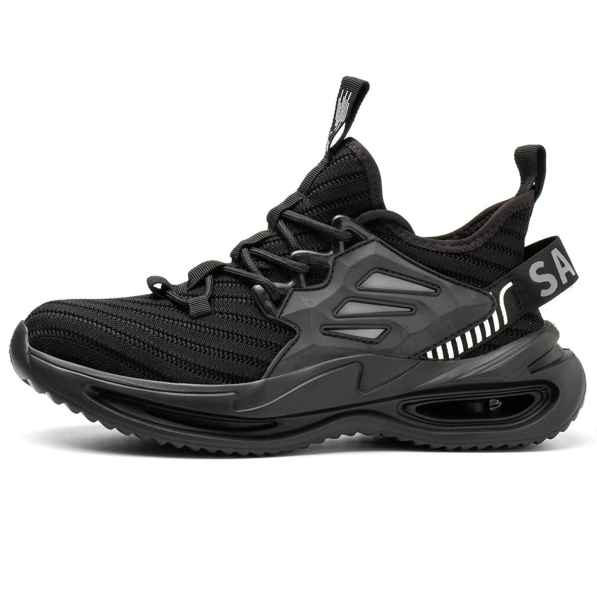 WESTMARE Men's Comfortable Steel Toe Athletic Shoes - Black