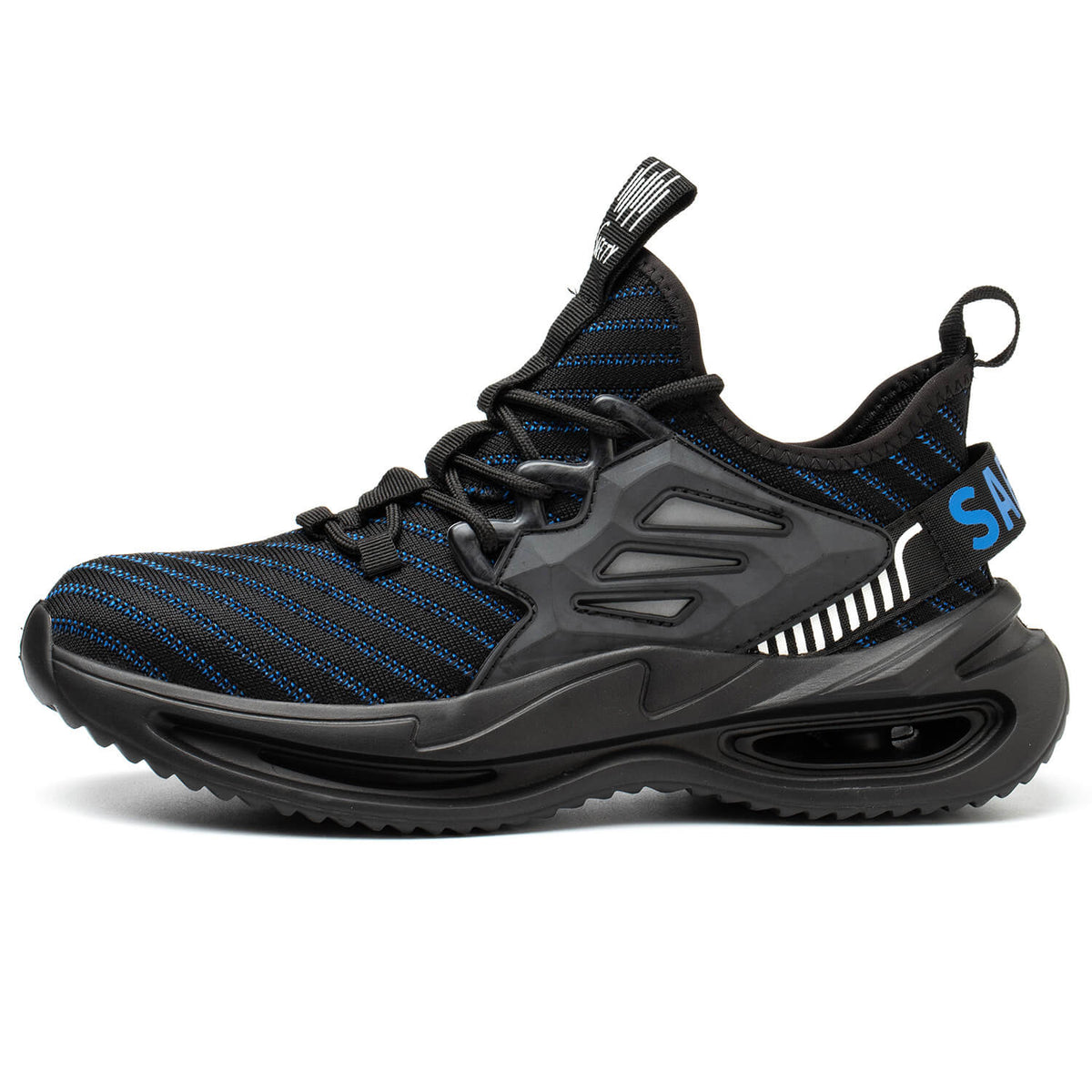 WESTMARE Men's Comfortable Steel Toe Athletic Shoes - Black
