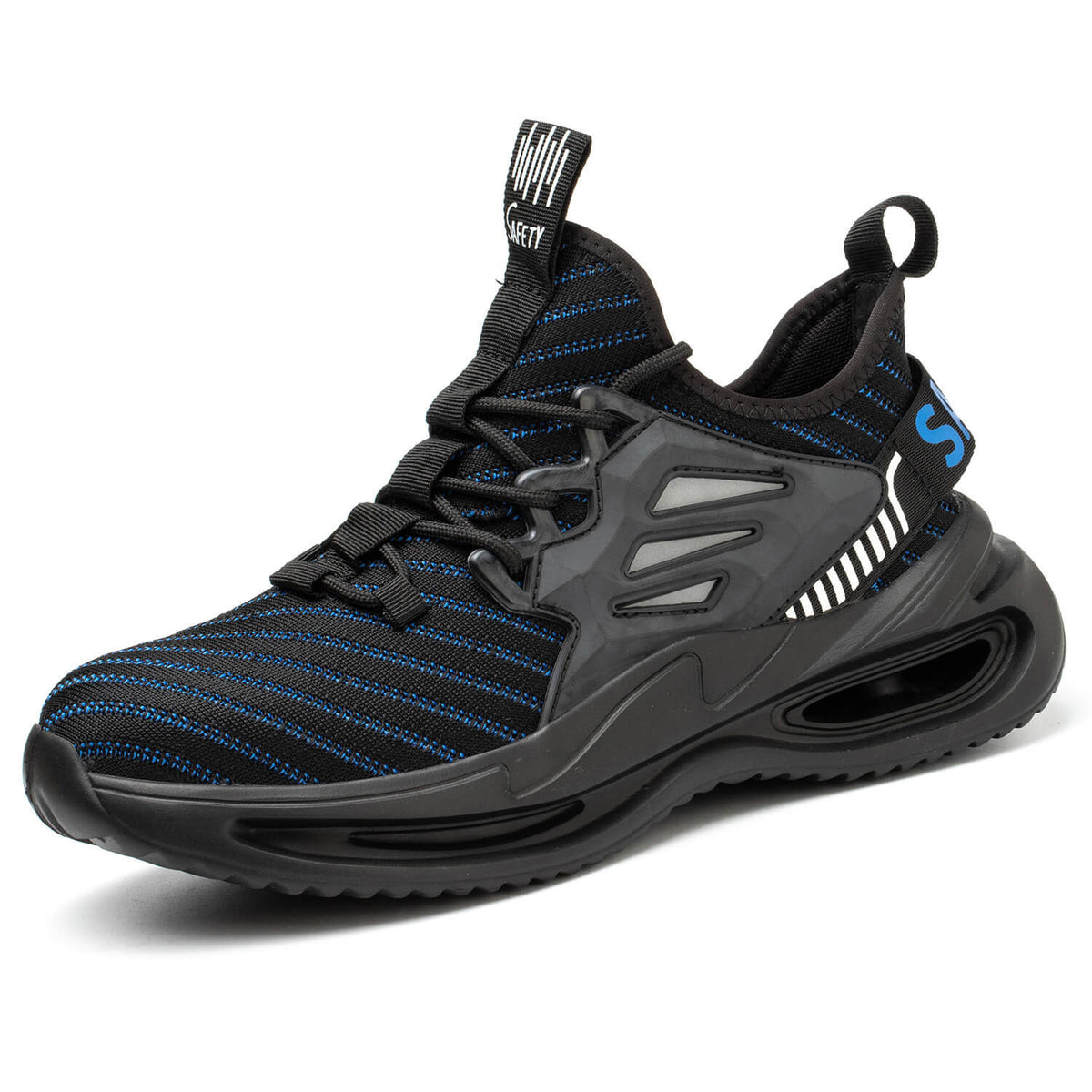 WESTMARE Men's Comfortable Steel Toe Athletic Shoes - Black