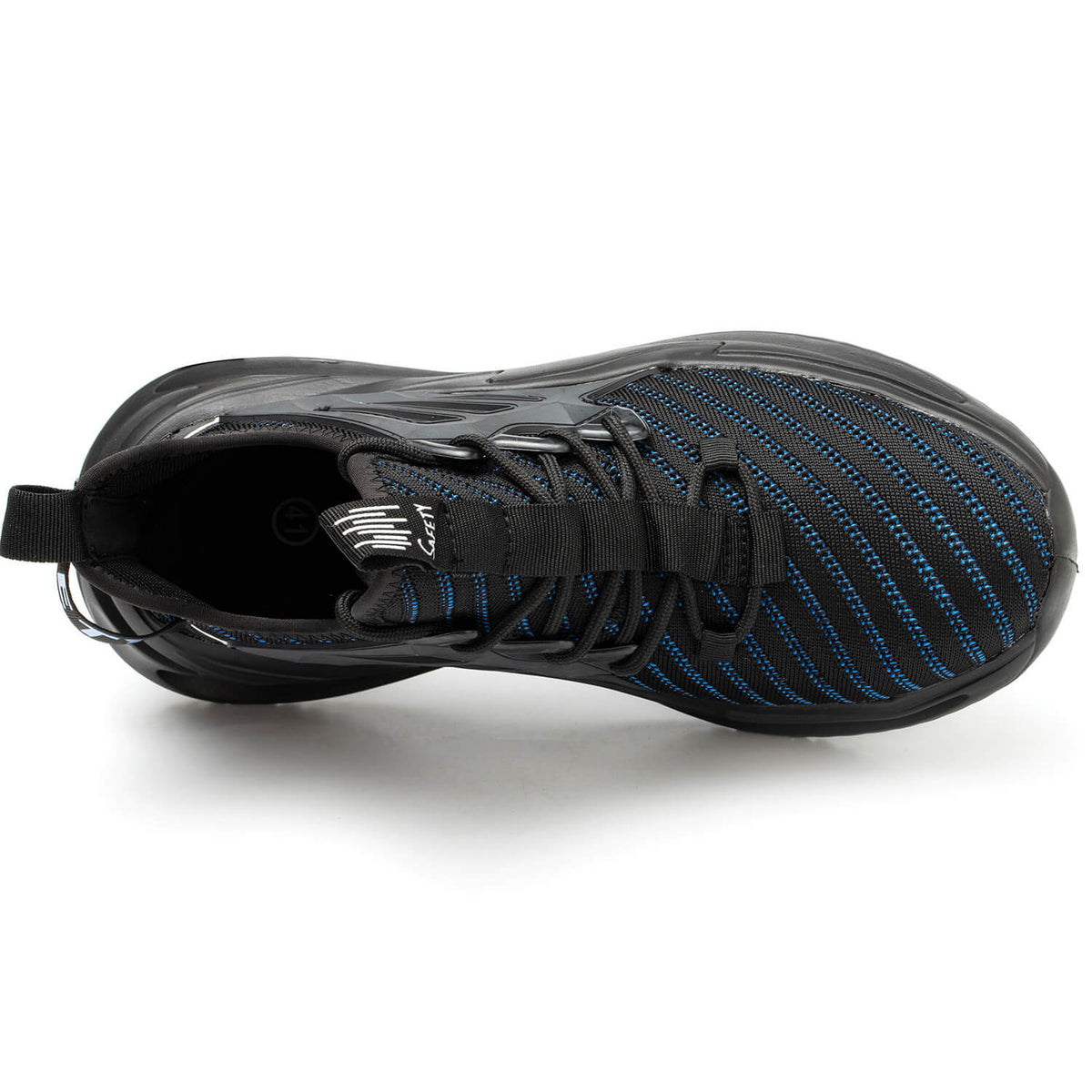 WESTMARE Men's Comfortable Steel Toe Athletic Shoes - Black