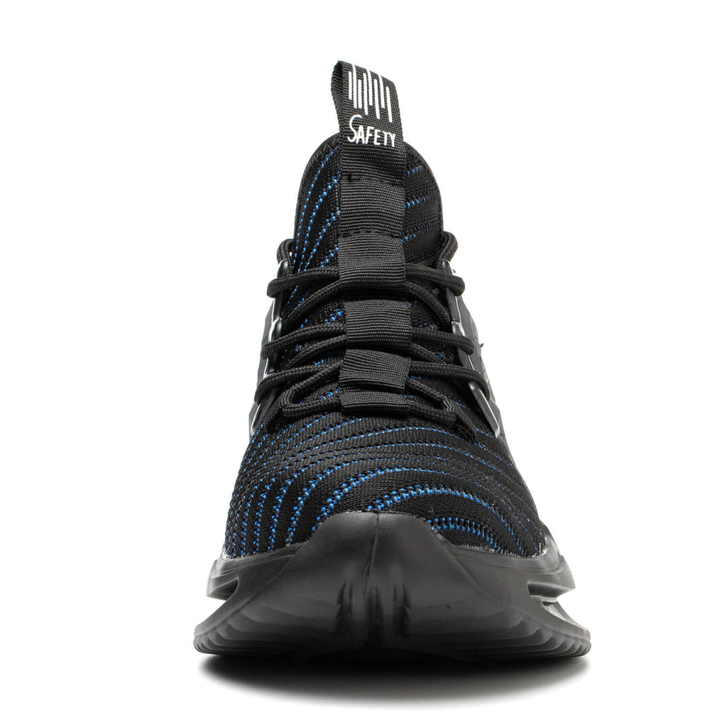 WESTMARE Men's Comfortable Steel Toe Athletic Shoes - Black