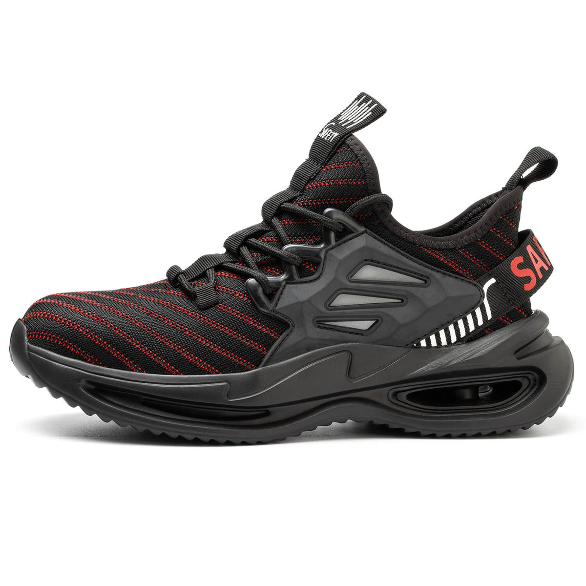 WESTMARE Men's Comfortable Steel Toe Athletic Shoes - Black