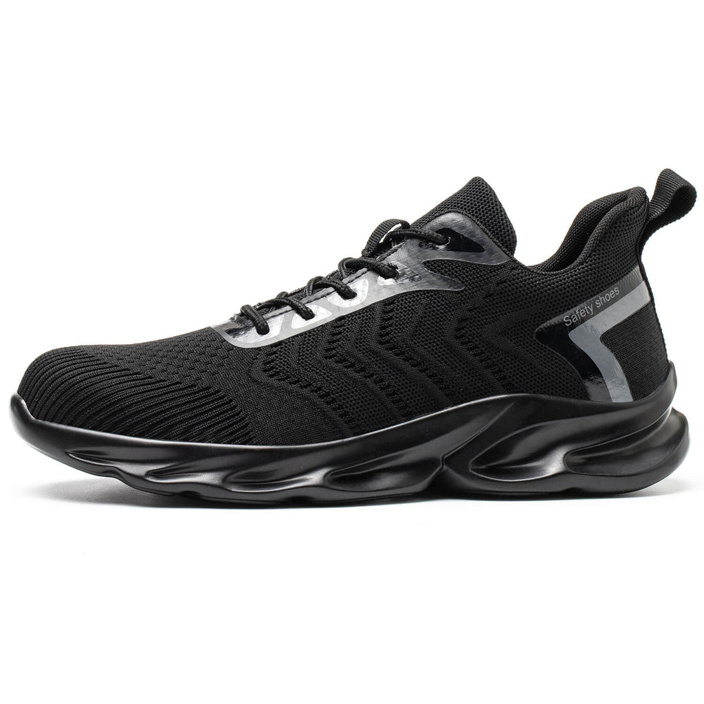 WESTMARE Corex Composite Toe Lightweight Work Sneakers - Black