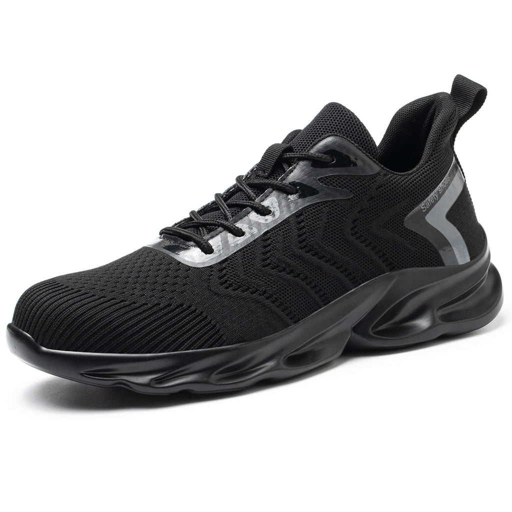 WESTMARE Corex Composite Toe Lightweight Work Sneakers - Black