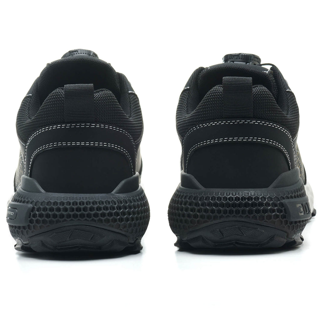 WESTMARE Kordex Low Men's Steel Toe Dial-Lacing Work Shoes - Black