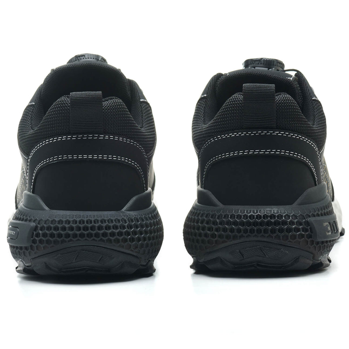 WESTMARE Kordex Low Men's Steel Toe Dial-Lacing Work Shoes - Black