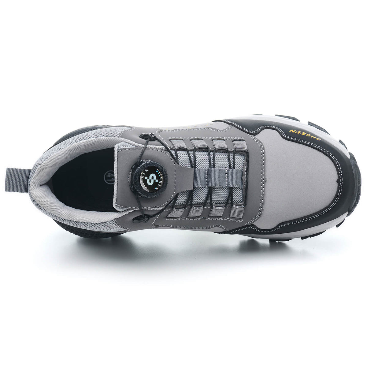 WESTMARE Kordex Low Men's Steel Toe Dial-Lacing Work Shoes - Gray