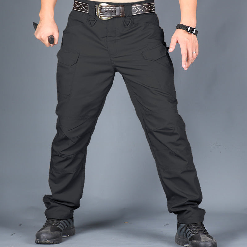 WESTMARE Men's Durable Multi-Pocket Tactical Work Pants - Black