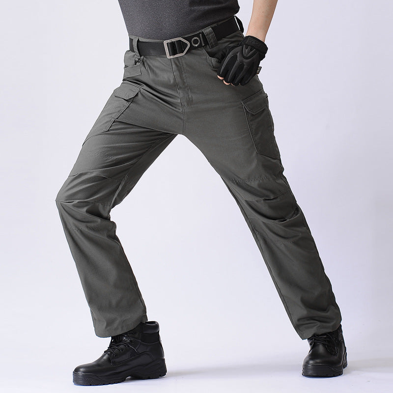 WESTMARE Men's Durable Multi-Pocket Tactical Work Pants - Black