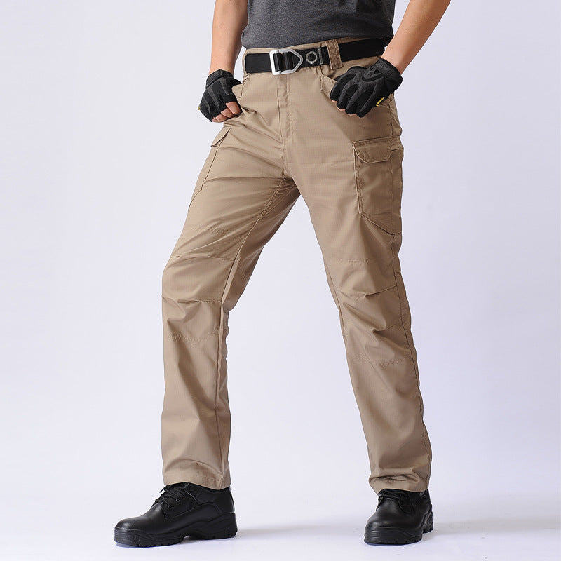 WESTMARE Men's Durable Multi-Pocket Tactical Work Pants - Black