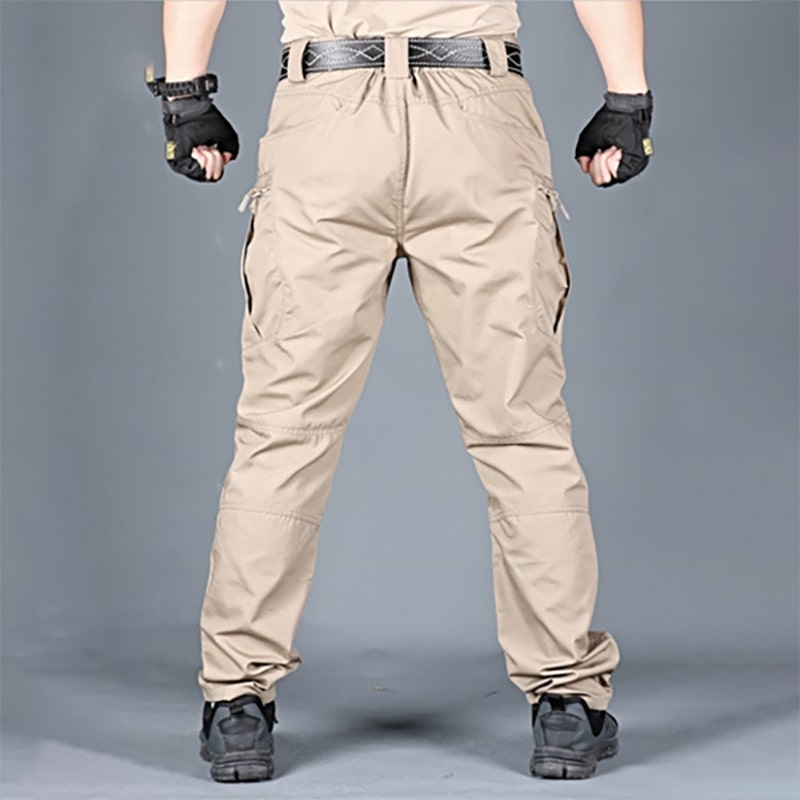 WESTMARE Men's Durable Multi-Pocket Tactical Work Pants - Black