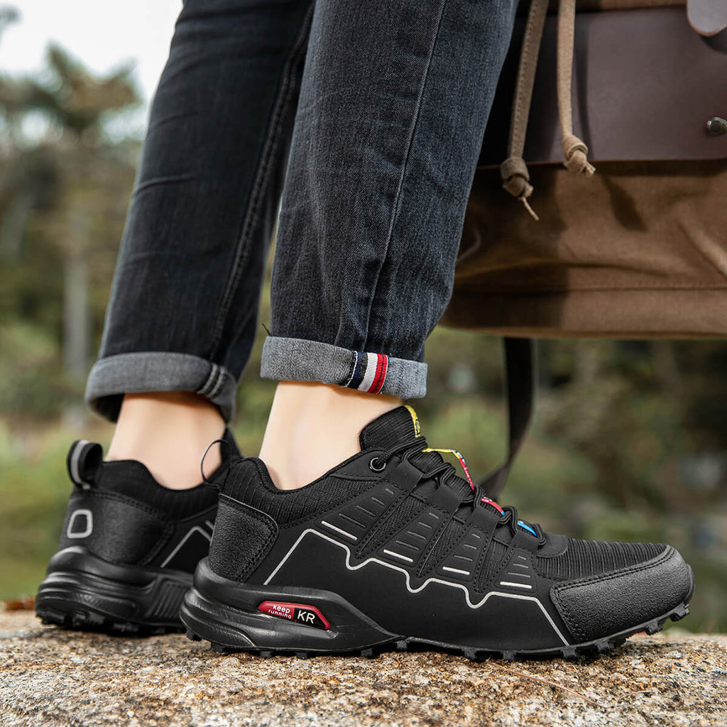 WESTMARE Dexter Men's Soft Toe Lightweight Work Sneakers - Black