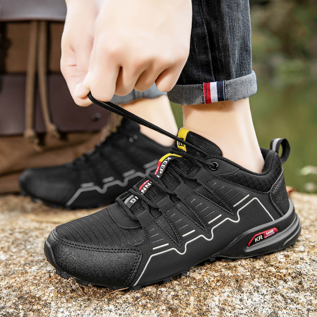 WESTMARE Dexter Men's Soft Toe Lightweight Work Sneakers - Black