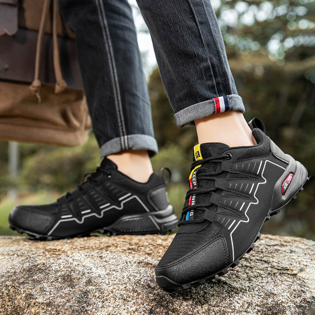 WESTMARE Dexter Men's Soft Toe Lightweight Work Sneakers - Black