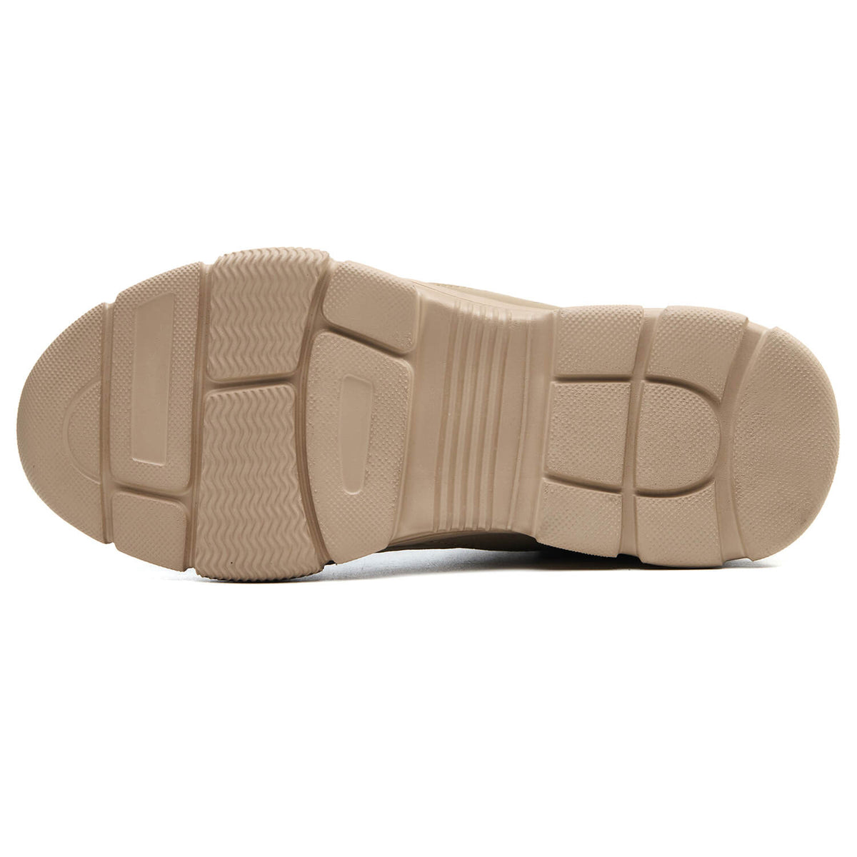 WESTMARE Men's Steel Toe Dial-Lacing Work Boots - Beige