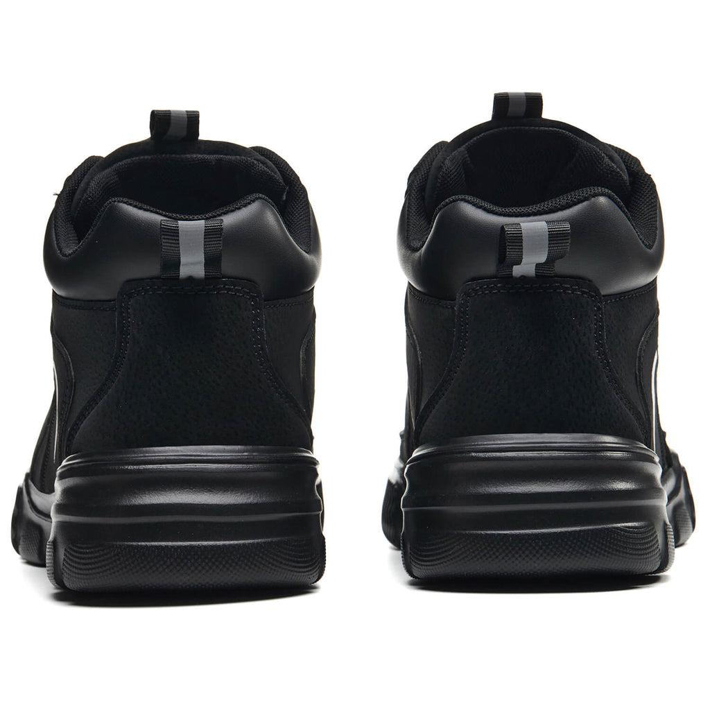 WESTMARE Men's Steel Toe Dial-Lacing Work Boots - Black