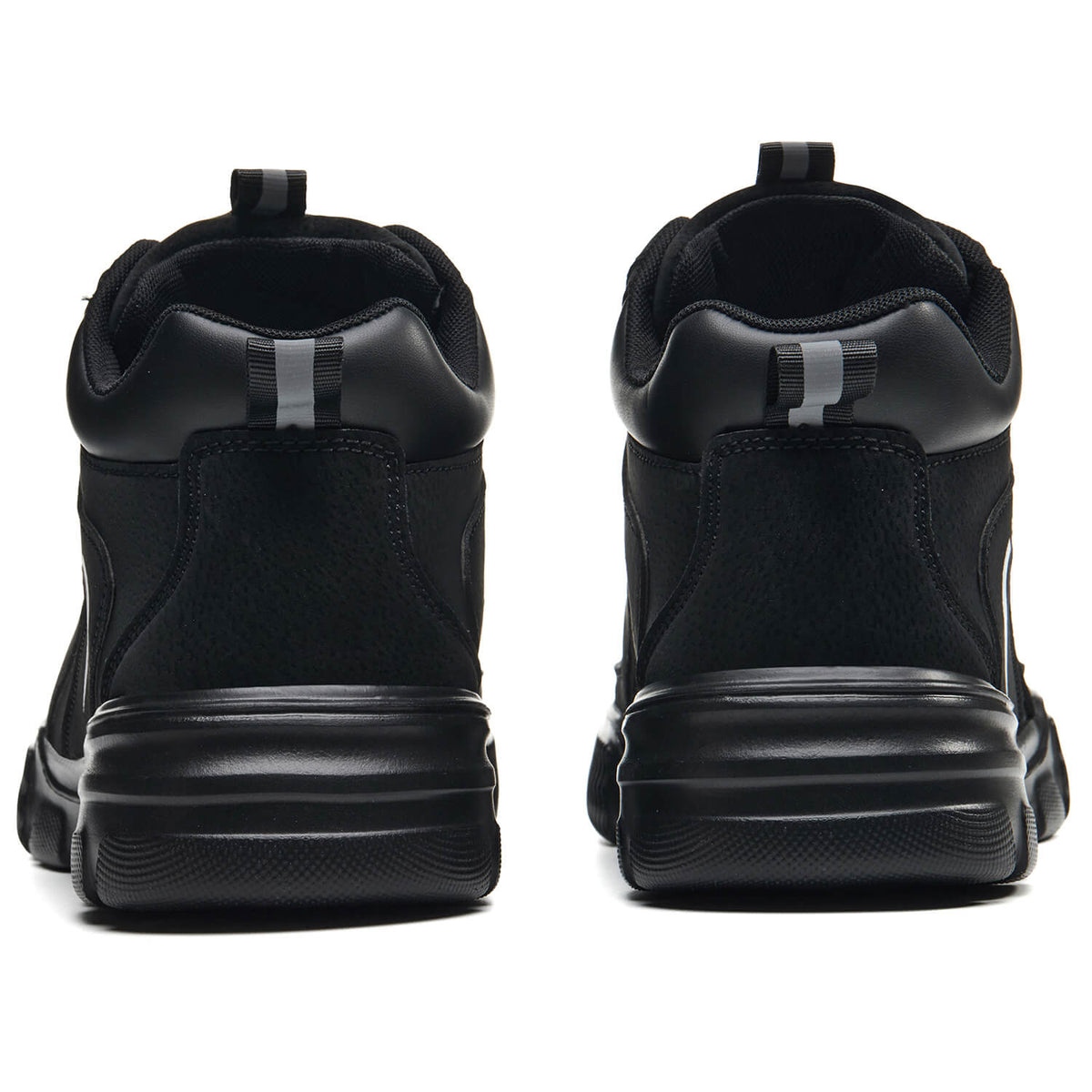 WESTMARE Men's Steel Toe Dial-Lacing Work Boots - Black