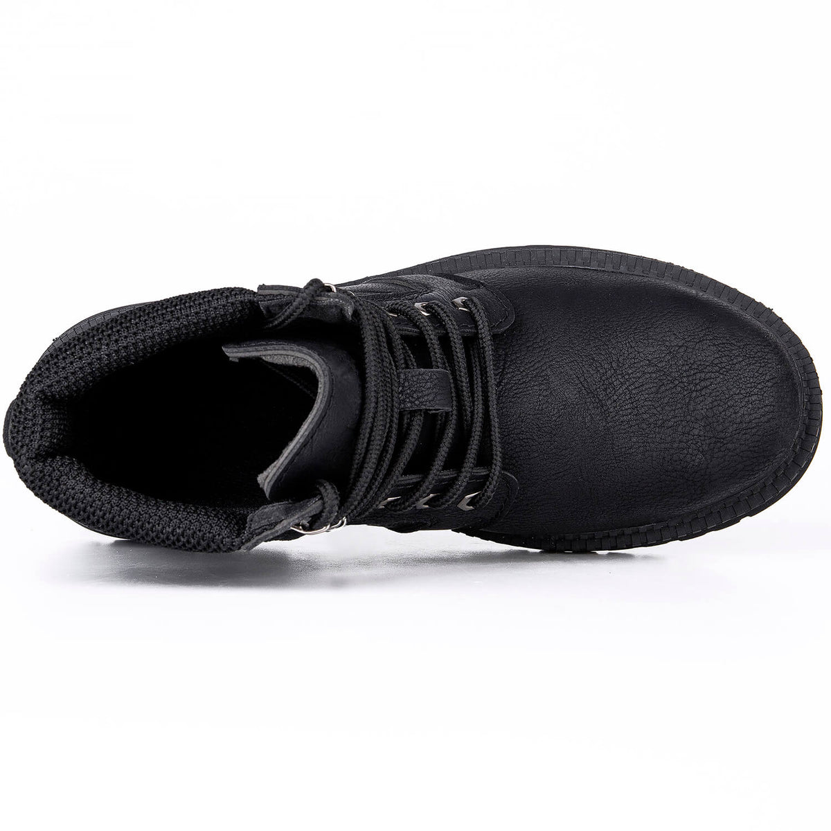 WESTMARE Non-Slip Waterproof Steel Toe Boots - Black
