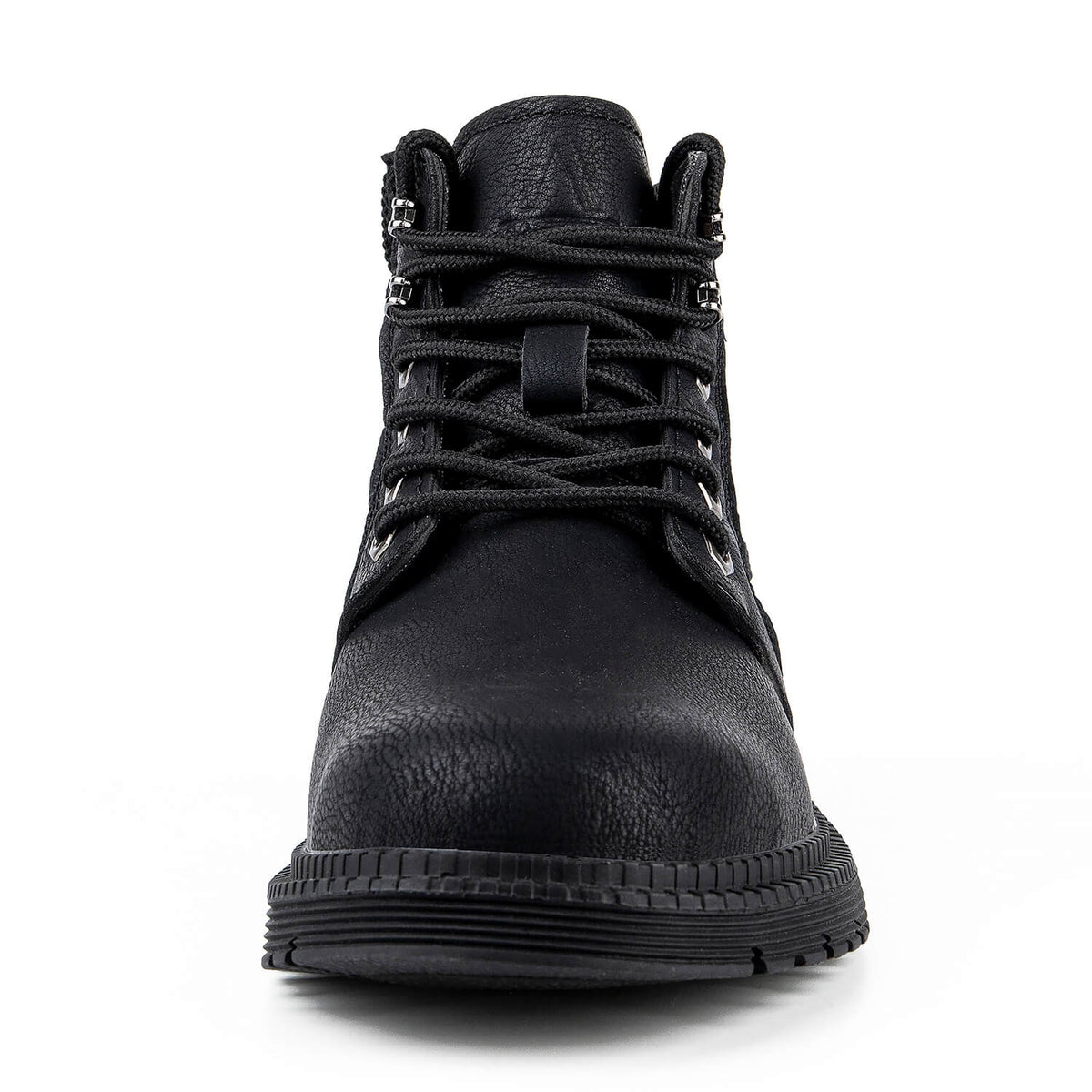 WESTMARE Non-Slip Waterproof Steel Toe Boots - Black