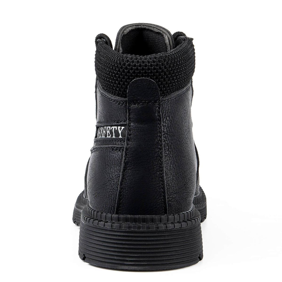 WESTMARE Non-Slip Waterproof Steel Toe Boots - Black