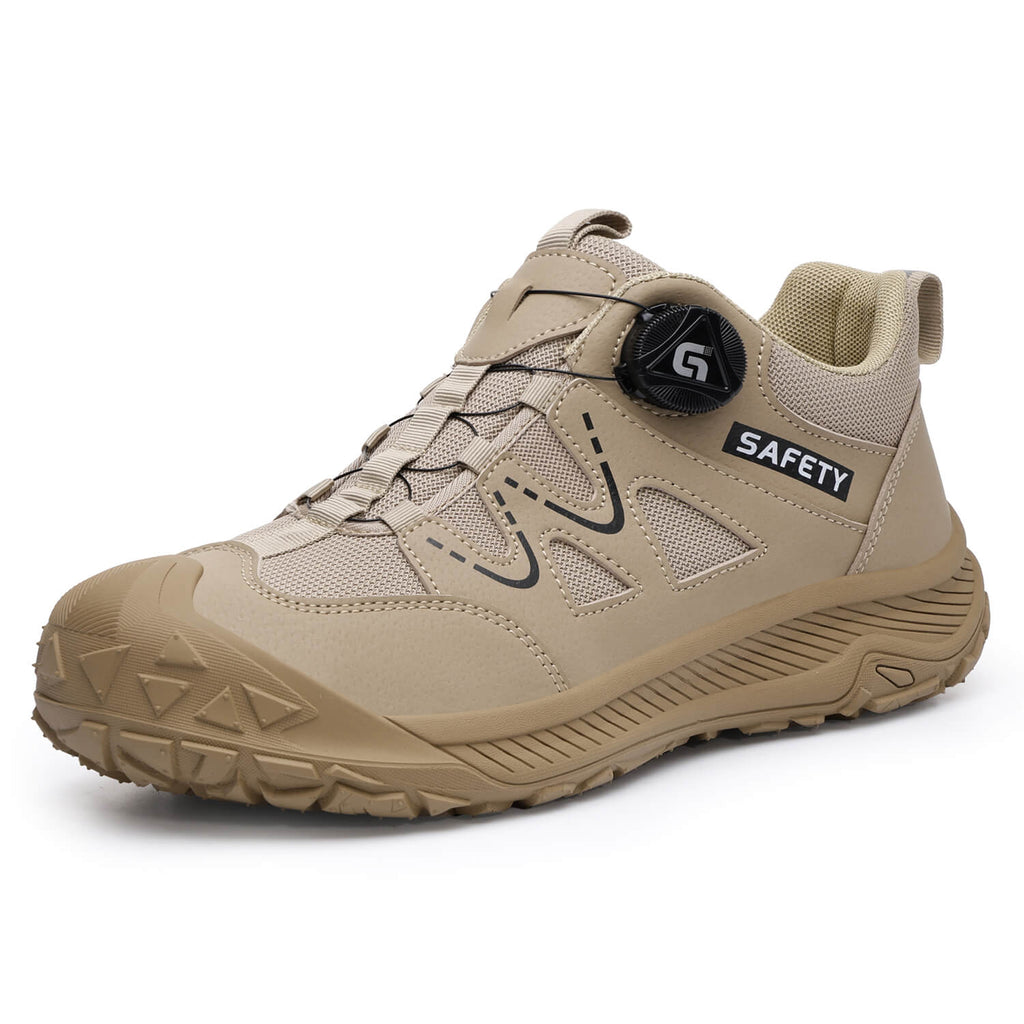 WESTMARE Raptor Dial-Lacing Non Slip Steel Toe Work Shoes