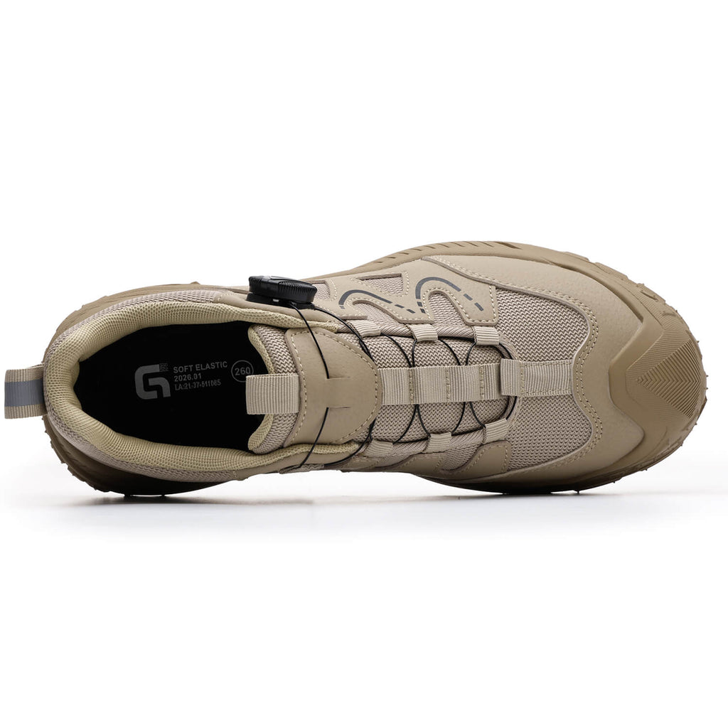 WESTMARE Raptor Dial-Lacing Non Slip Steel Toe Work Shoes