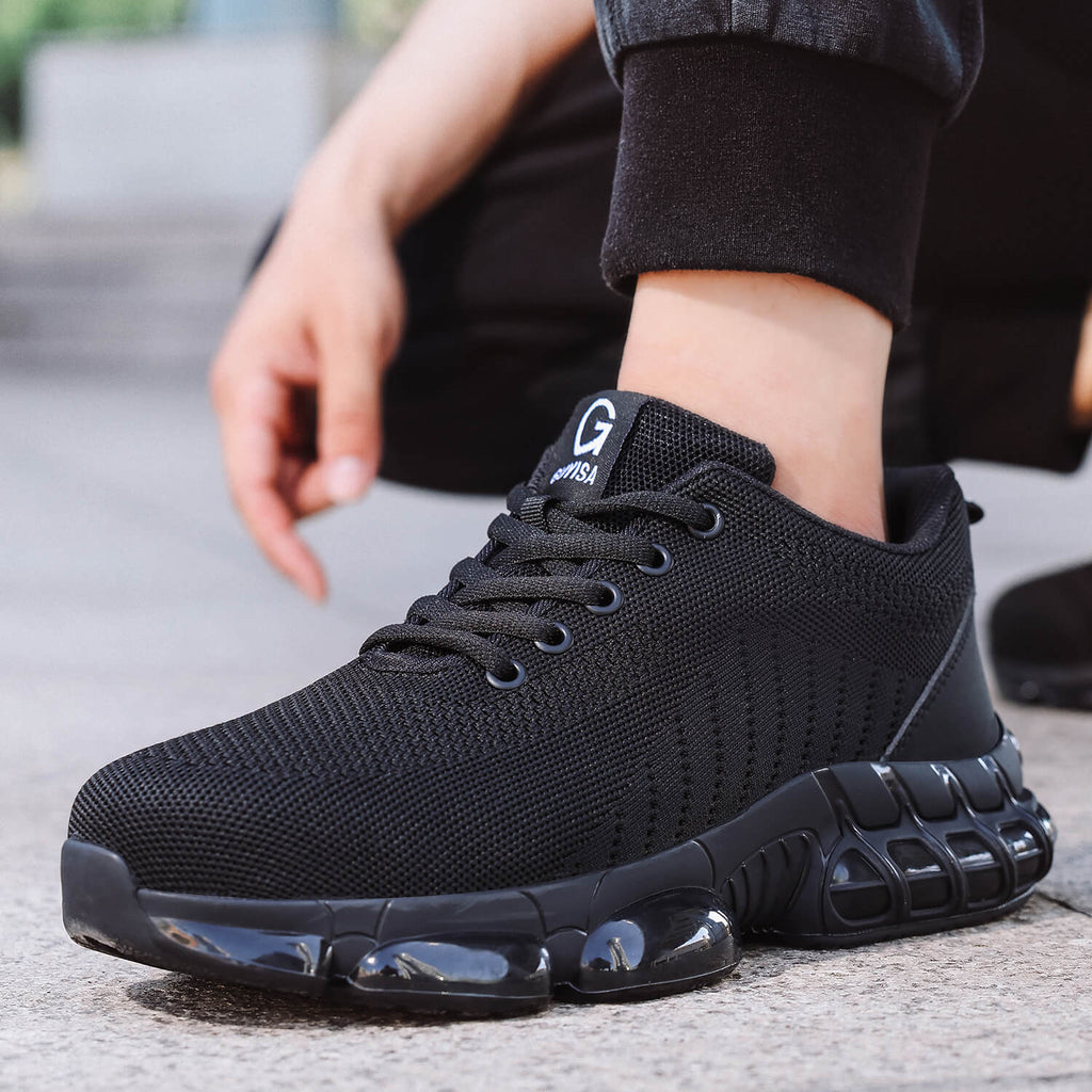 WESTMARE Corven Steel Toe Air-Cushioned Work Sneakers