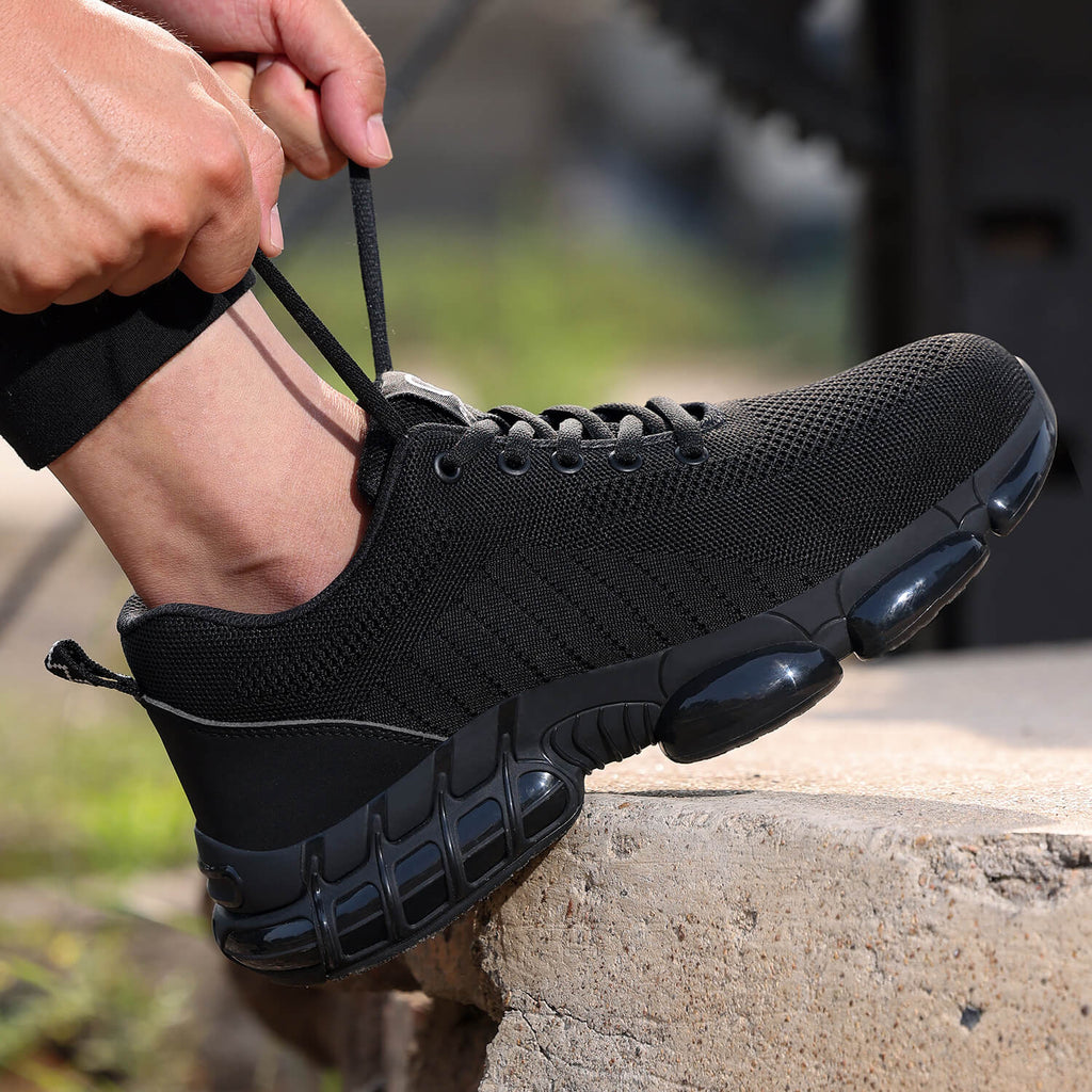 WESTMARE Corven Steel Toe Air-Cushioned Work Sneakers