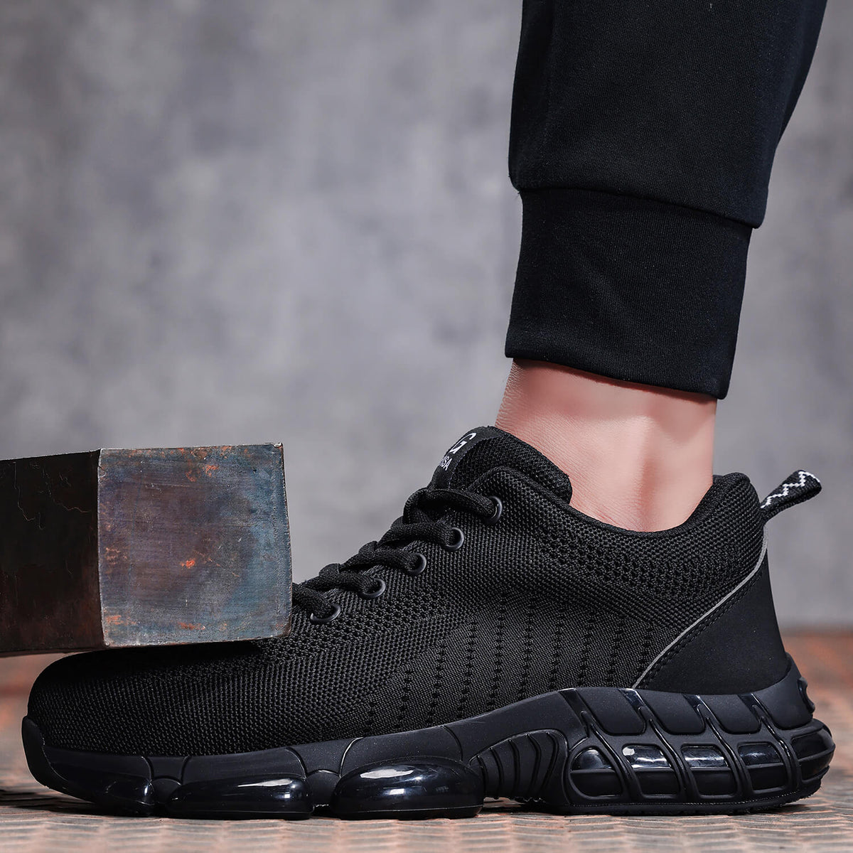 WESTMARE Corven Steel Toe Air-Cushioned Work Sneakers