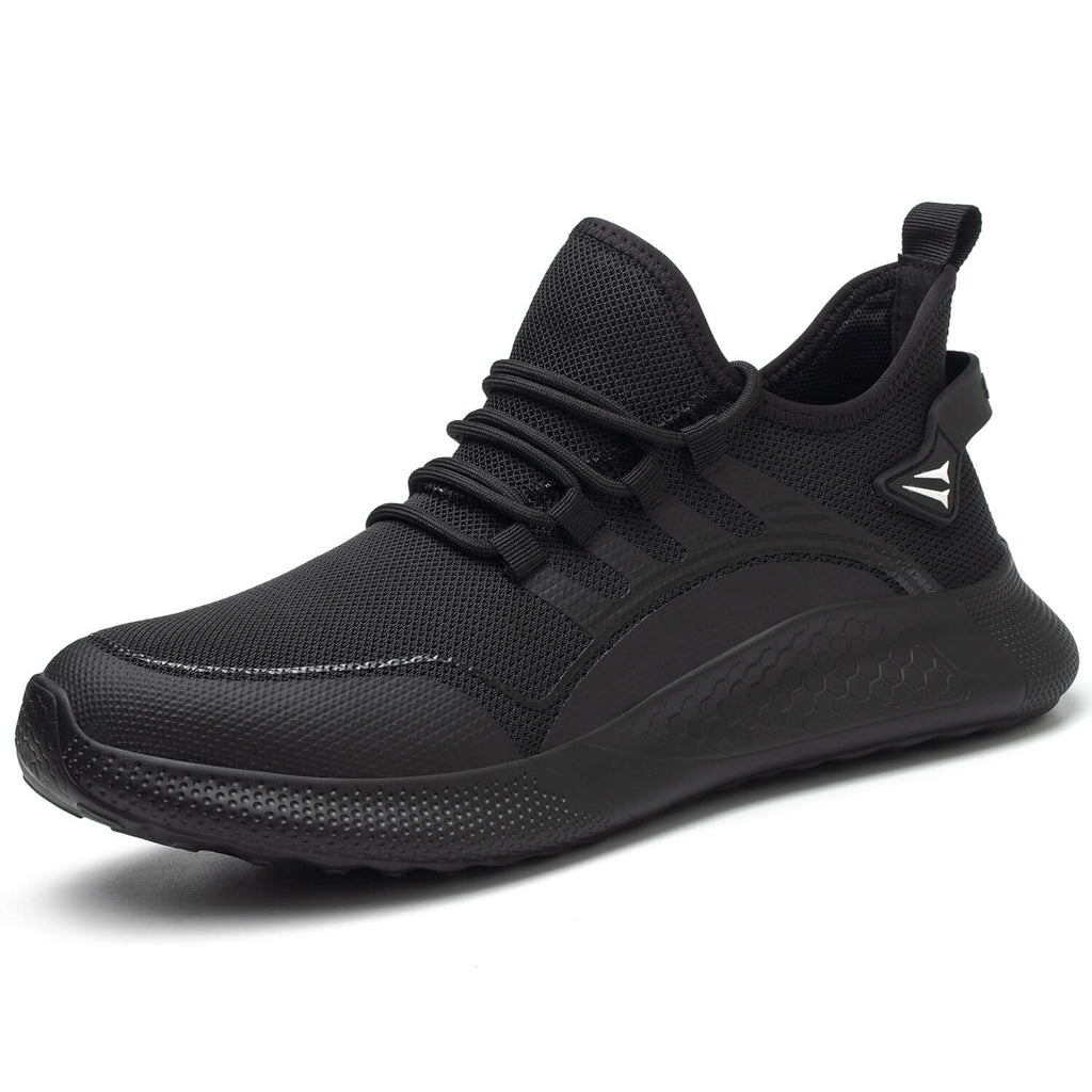 WESTMARE Veyra Steel Toe Lightweight Work Sneakers - Black