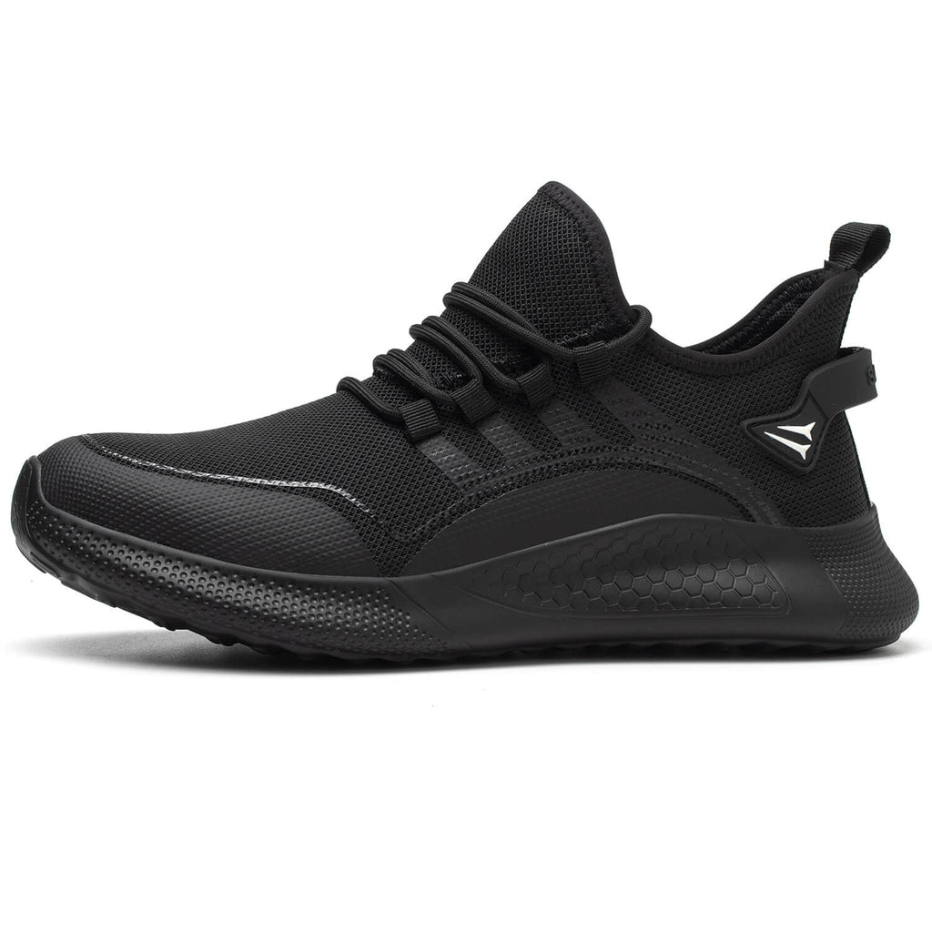 WESTMARE Veyra Steel Toe Lightweight Work Sneakers - Black