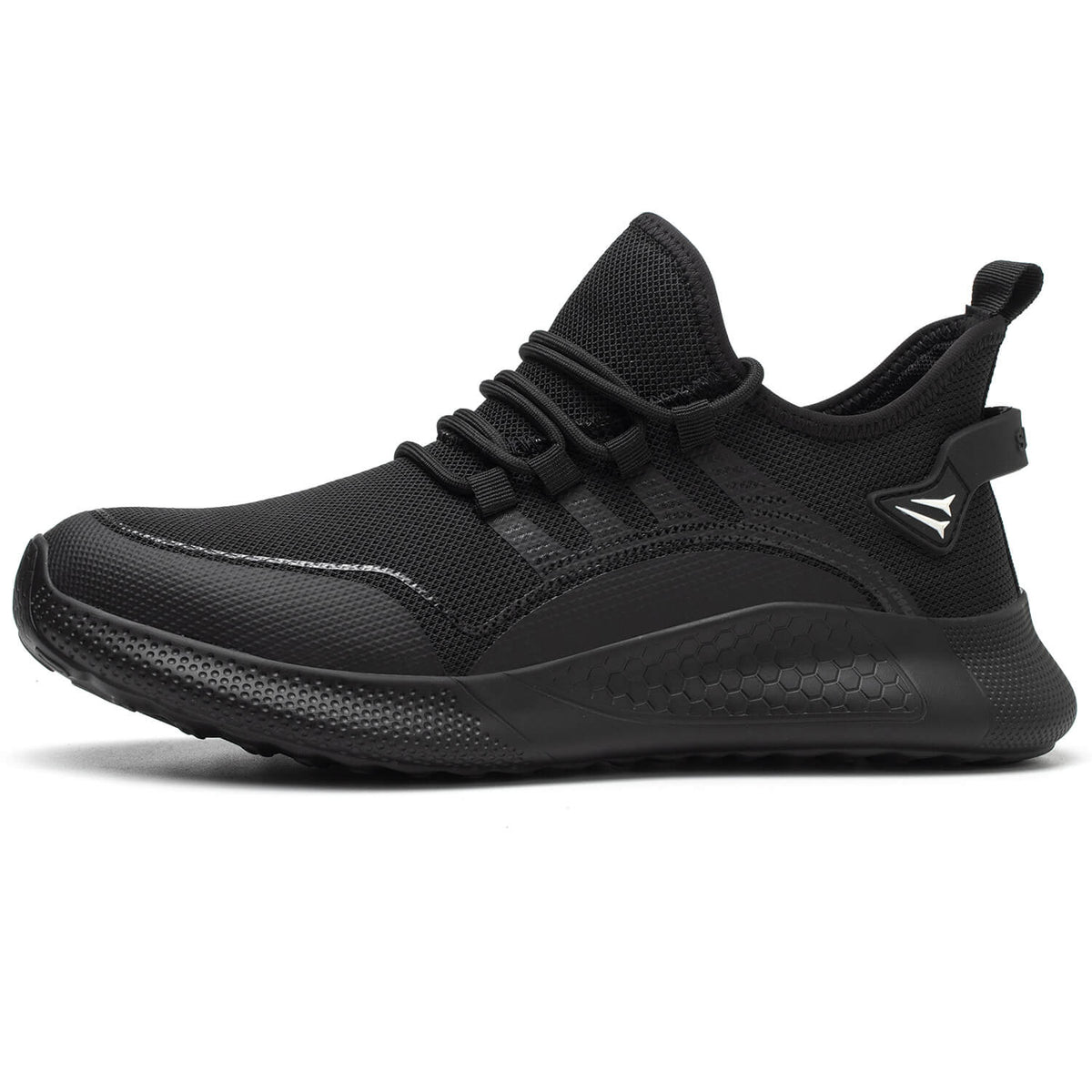 WESTMARE Veyra Steel Toe Lightweight Work Sneakers - Black