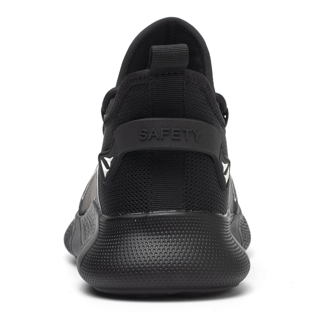 WESTMARE Veyra Steel Toe Lightweight Work Sneakers - Black