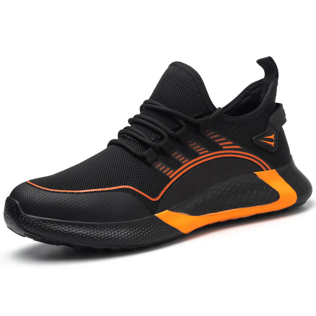 WESTMARE Veyra Steel Toe Lightweight Work Sneakers - Black