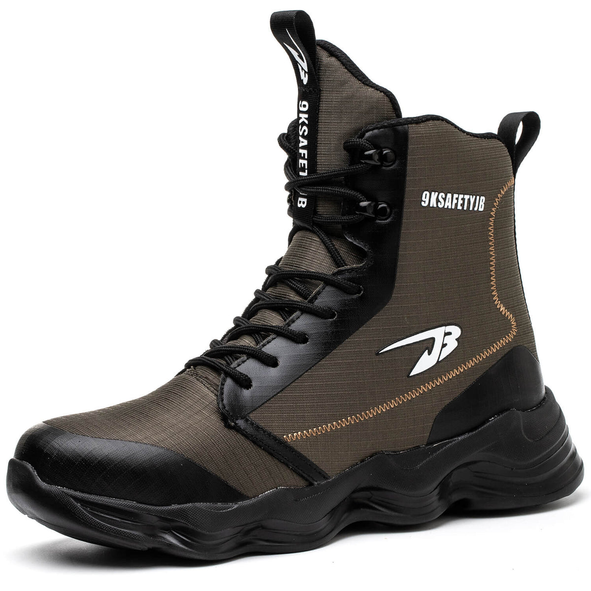 WESTMARE Draxen Lightweight Steel Toe Work Boots - Black