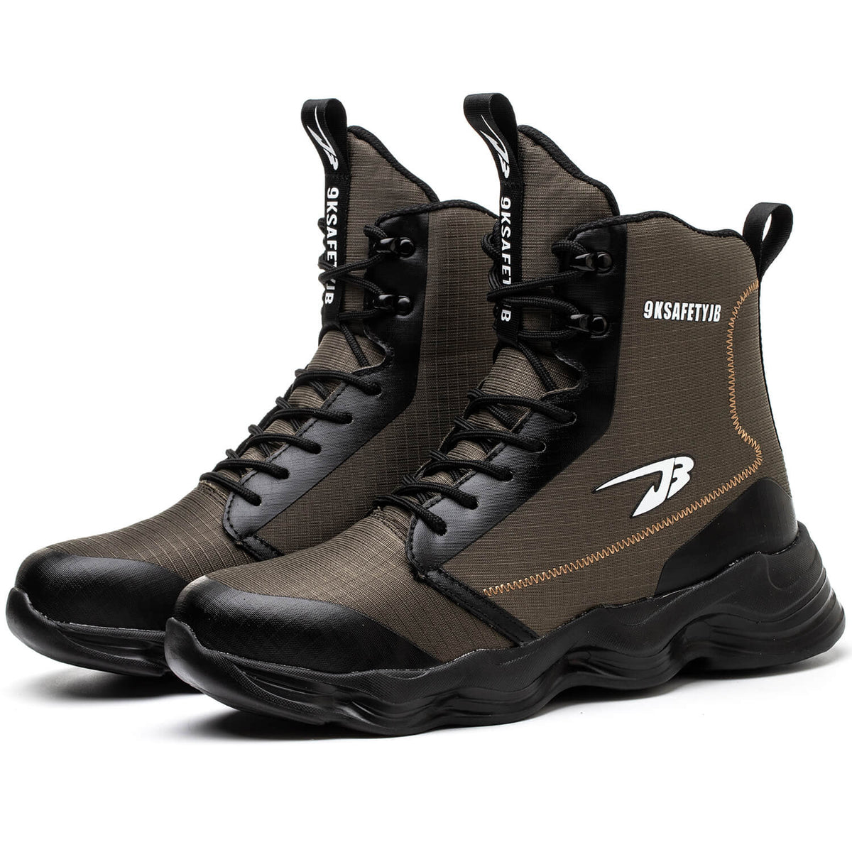 WESTMARE Draxen Lightweight Steel Toe Work Boots - Black