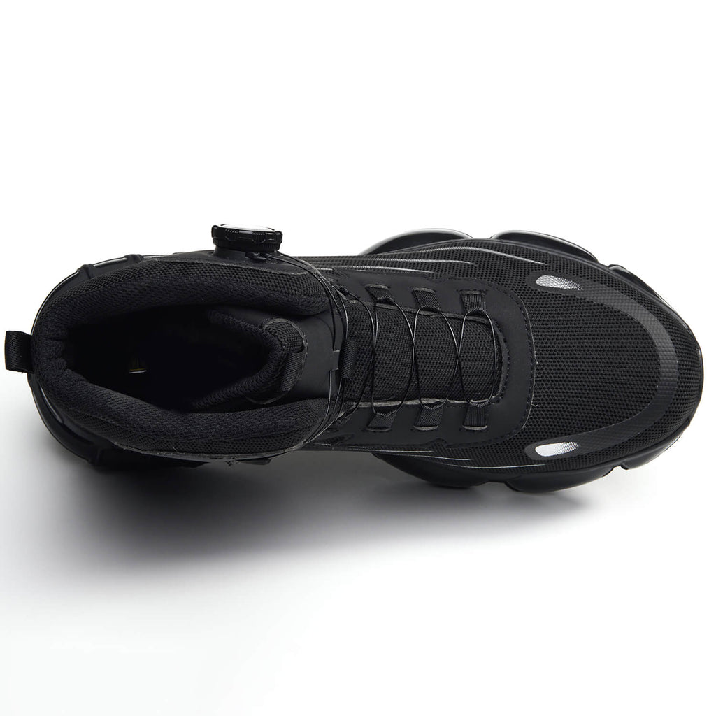 WESTMARE Arcten 6" Steel Toe Dial-Lacing Work Boots - Black