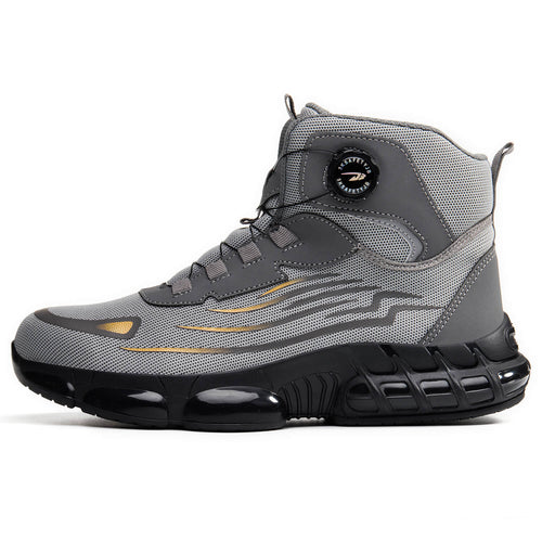 WESTMARE Arcten 6" Steel Toe Dial-Lacing Work Boots - Black