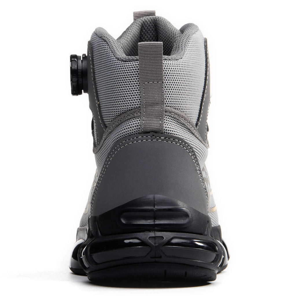WESTMARE Arcten 6" Steel Toe Dial-Lacing Work Boots - Black