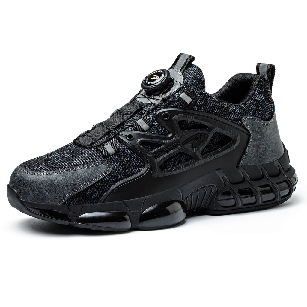 WESTMARE Stride Steel Toe Dial-Lacing Work Shoes