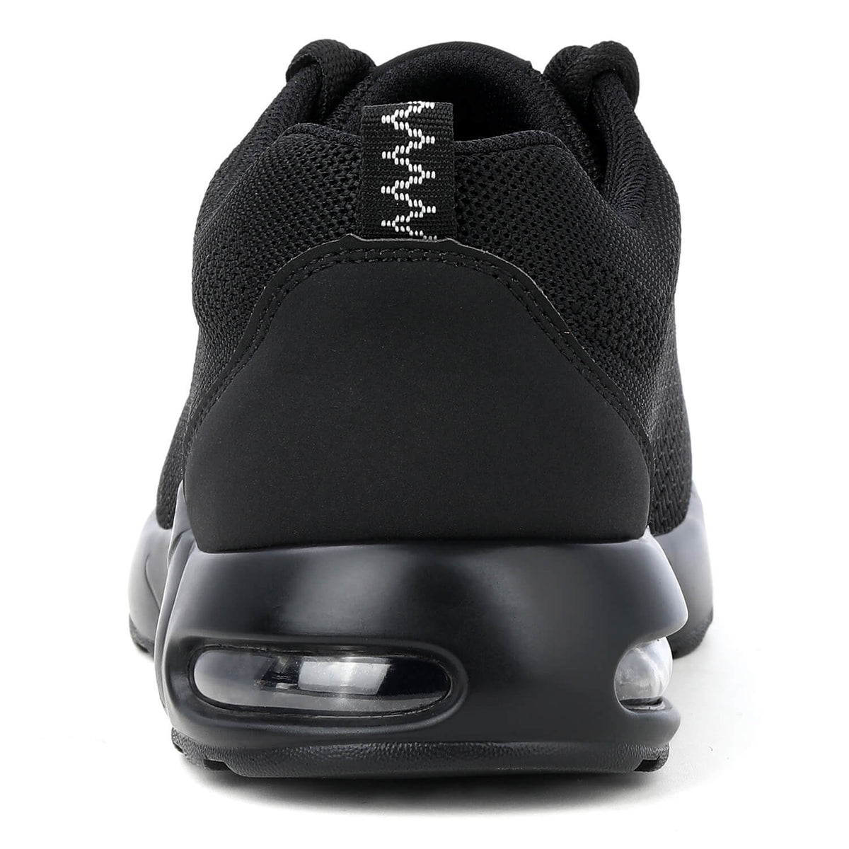 WESTMARE Axton Steel Toe Lightweight Athletic Work Shoes - Black/White