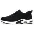 WESTMARE Axton Steel Toe Lightweight Athletic Work Shoes - Black/White