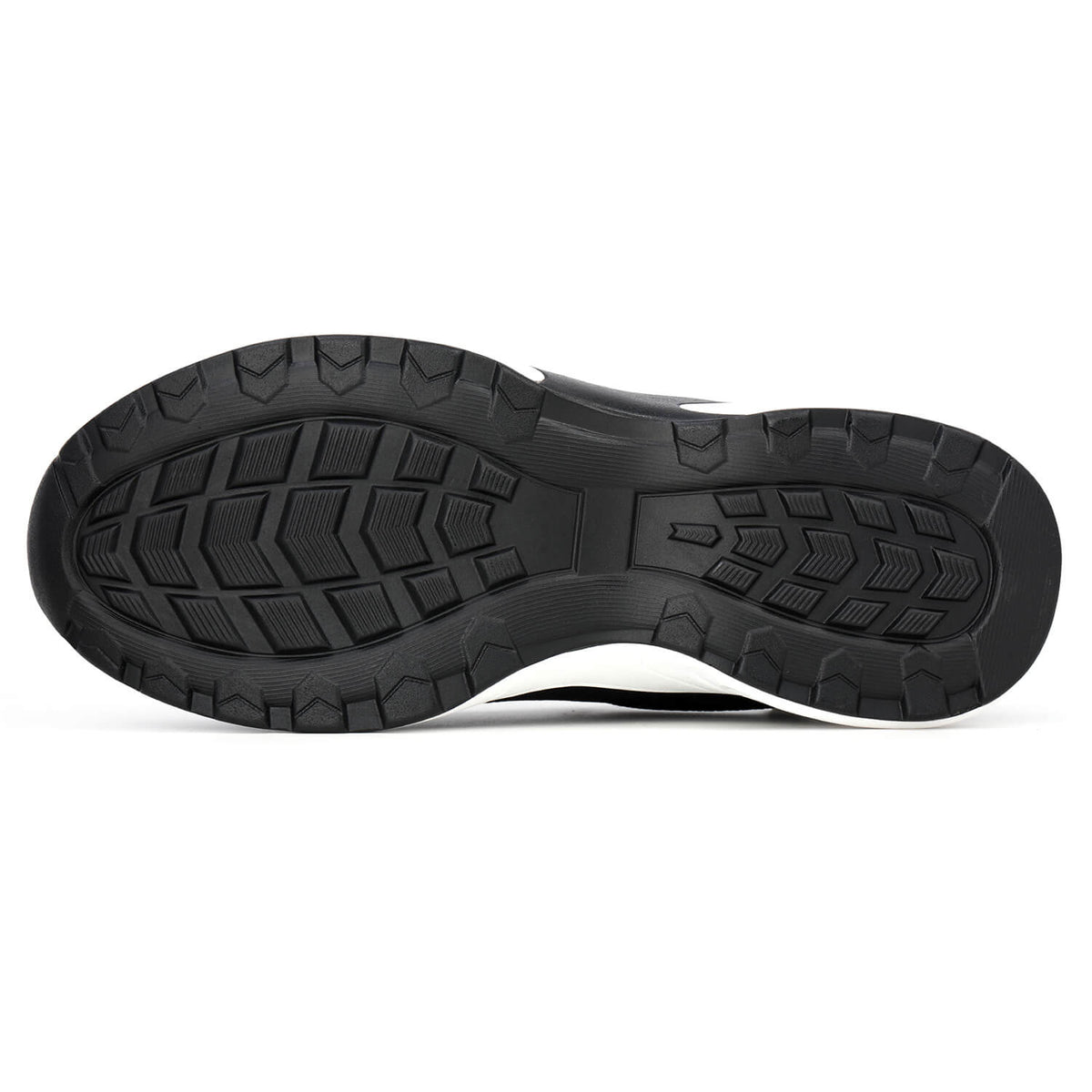 WESTMARE Axton Steel Toe Lightweight Athletic Work Shoes - Black/White