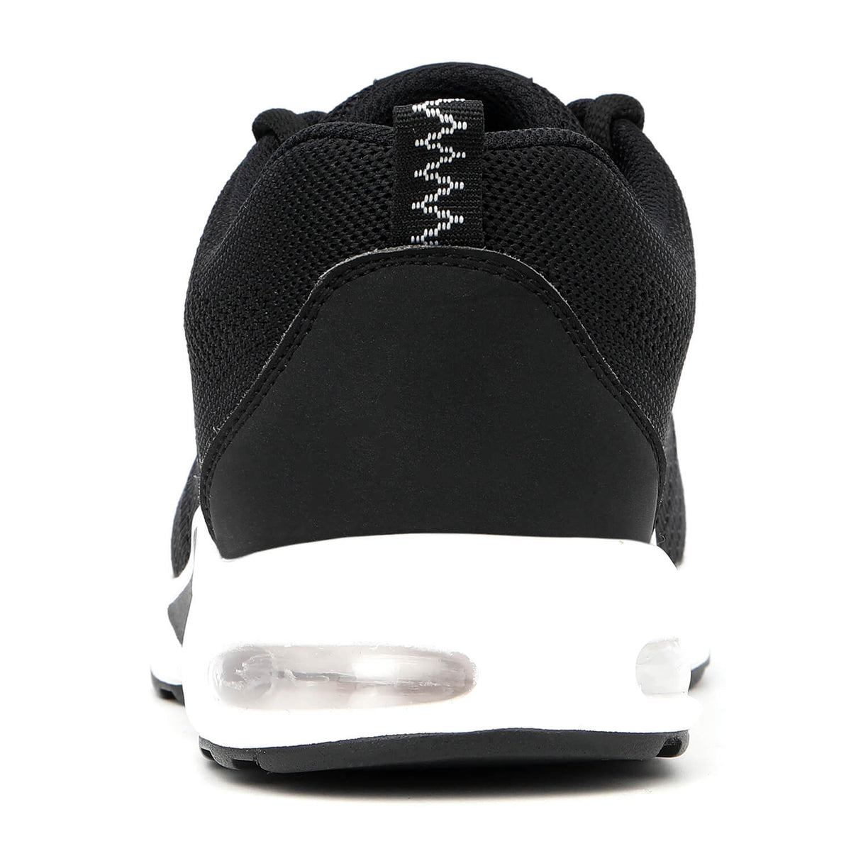 WESTMARE Axton Steel Toe Lightweight Athletic Work Shoes - Black/White