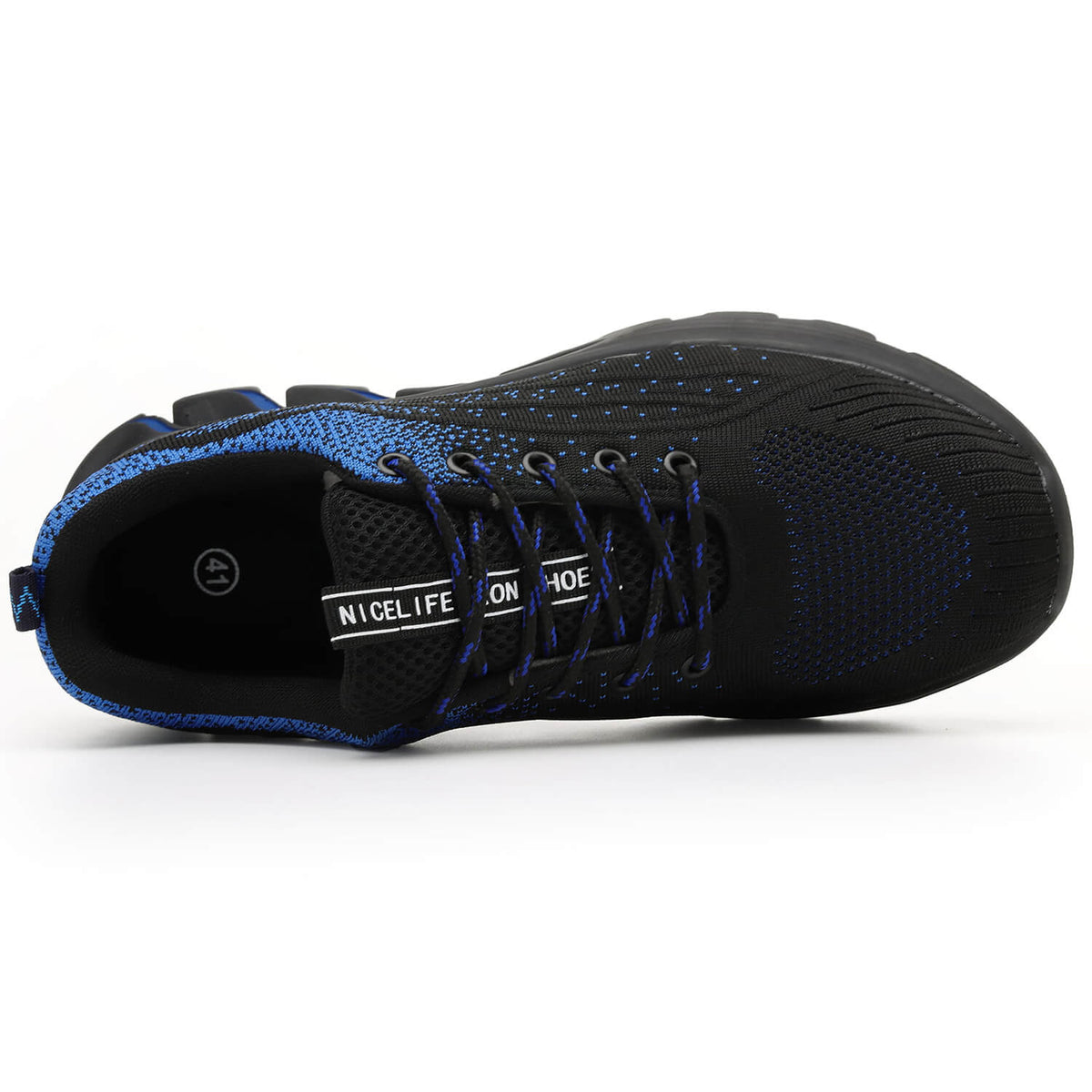 WESTMARE Steel Toe Non-Slip Work Sneakers - Black