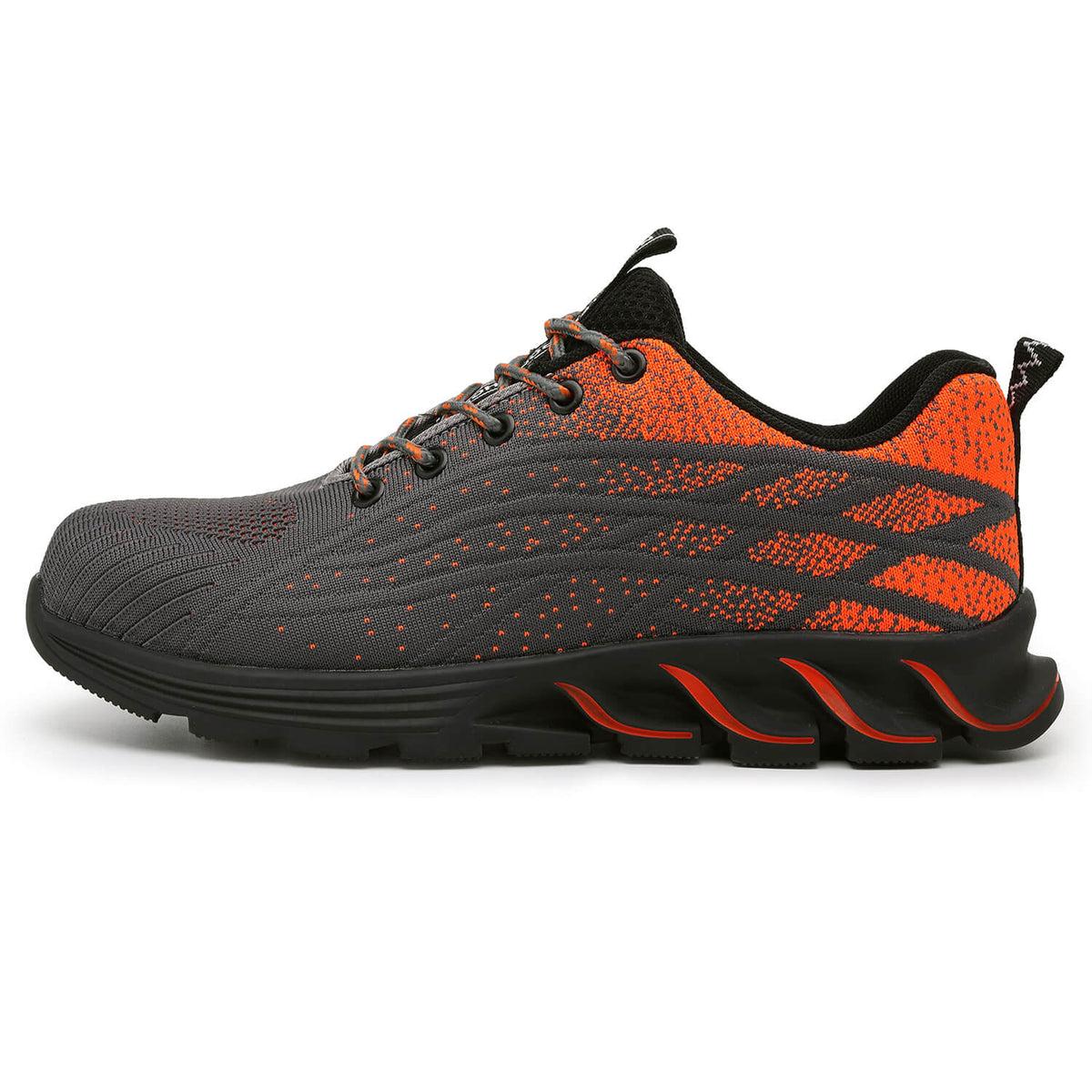 WESTMARE Steel Toe Non-Slip Work Sneakers - Black