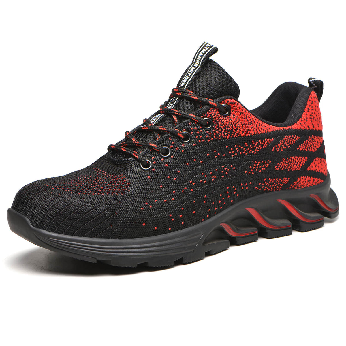 WESTMARE Steel Toe Non-Slip Work Sneakers - Black