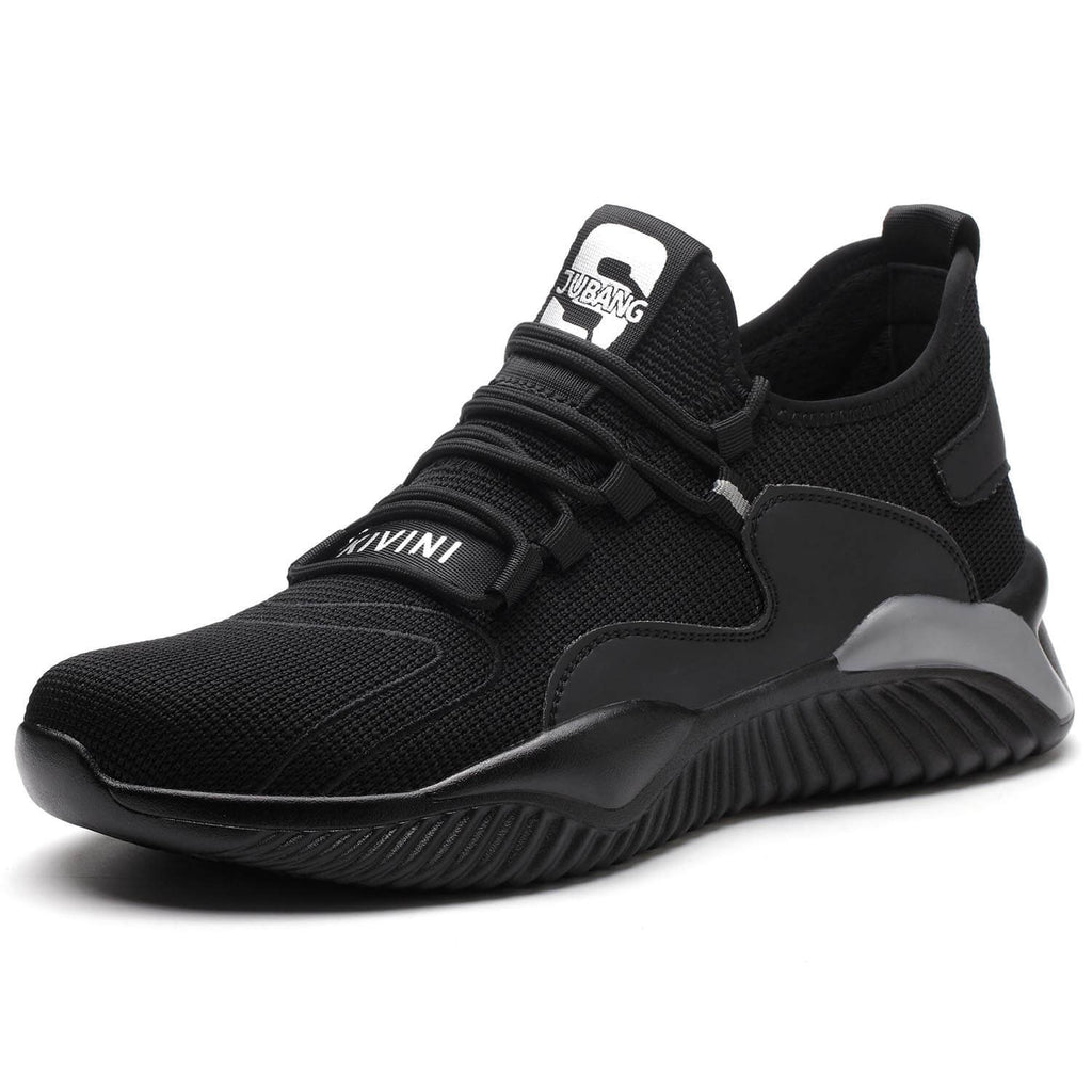 WESTMARE Kinetic Lightweight Steel Toe Work Sneakers - Black/Red