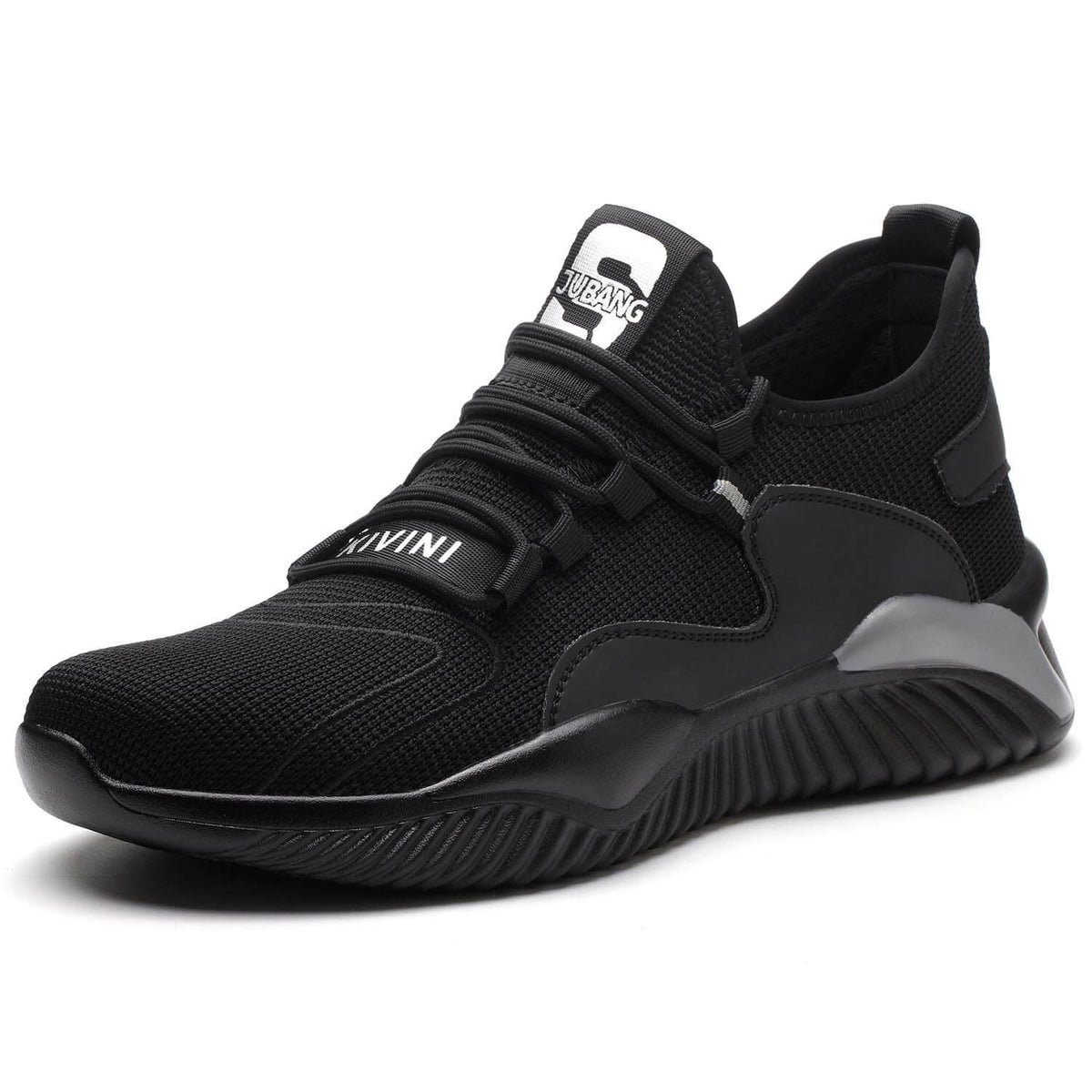 WESTMARE Kinetic Lightweight Steel Toe Work Sneakers - Black/Red