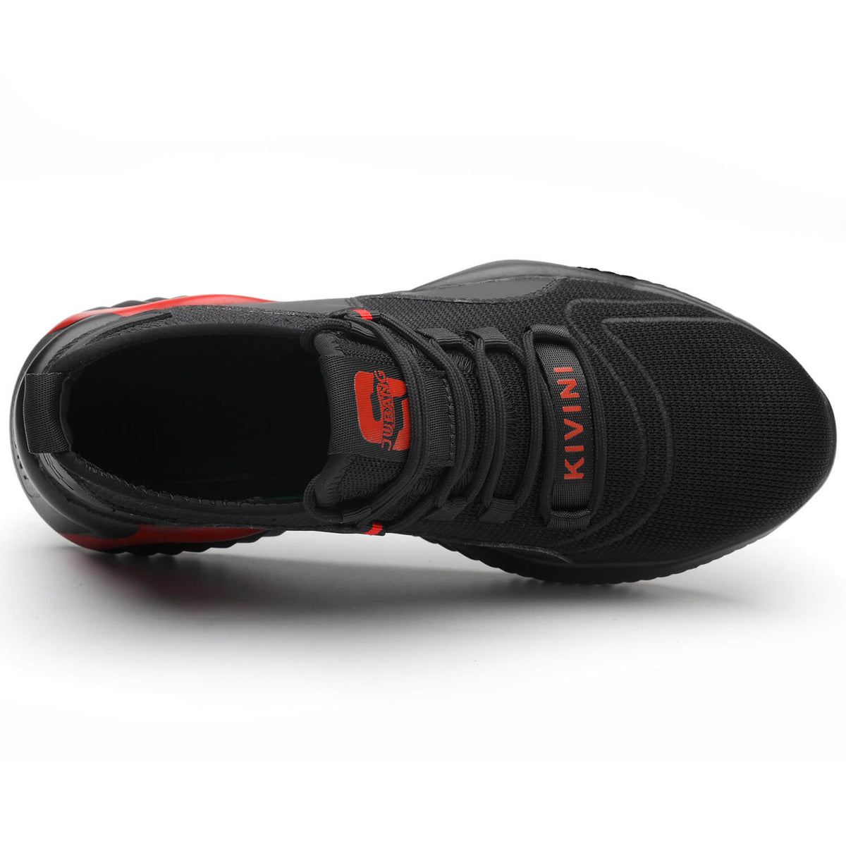 WESTMARE Kinetic Lightweight Steel Toe Work Sneakers - Black/Red